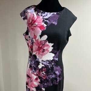 London Times Floral Jersey Dress